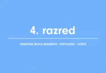 KRITERIJI VREDNOVANJA 4. RAZRED